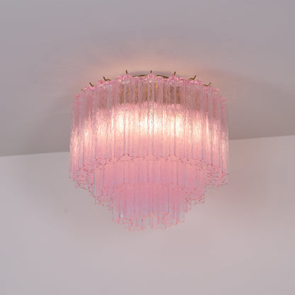 Murano Pink Glass Ceiling-mounted light Ceiling Light