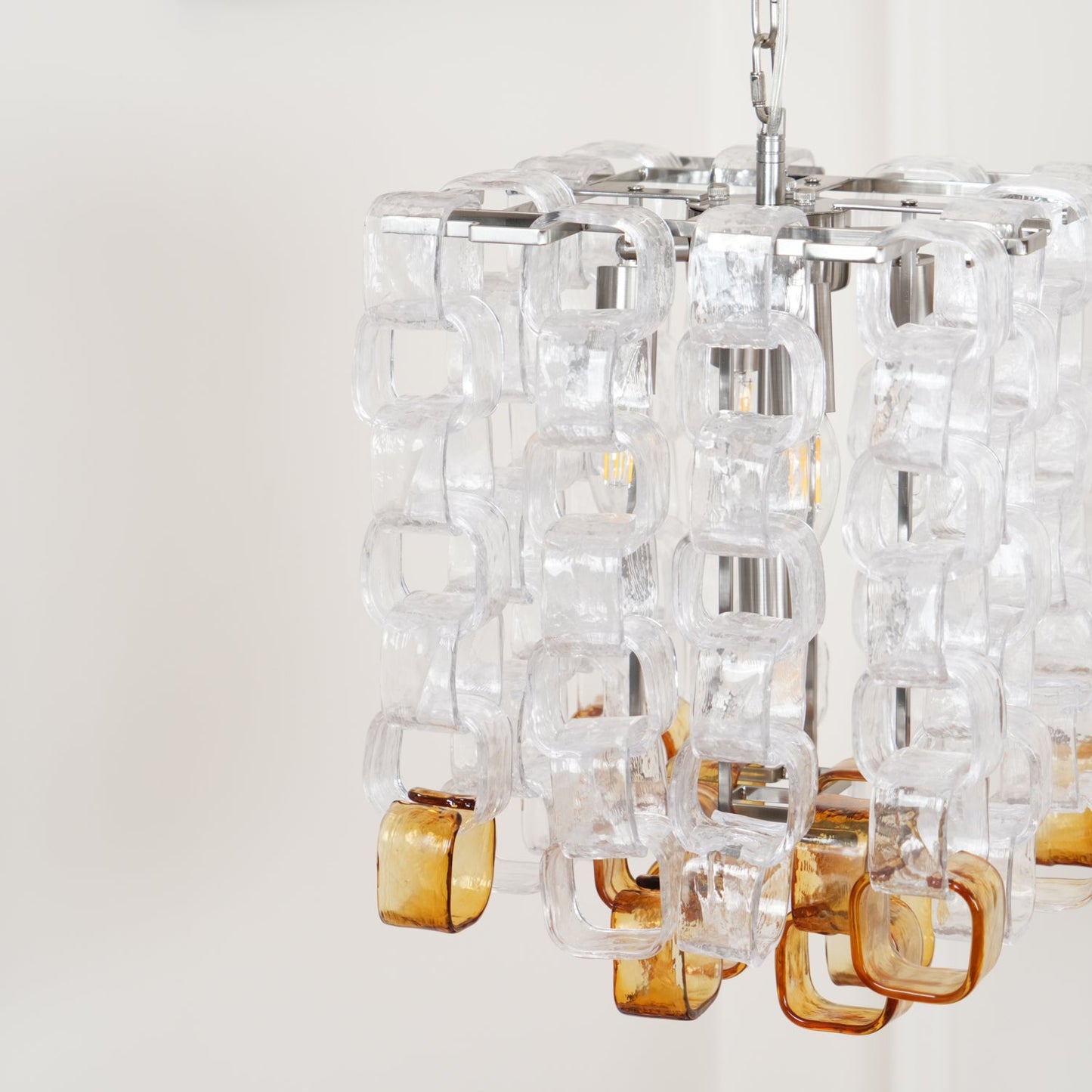 Murano Poliarte Interlocking Pendant light Chandelier