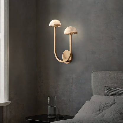 Mushroom Alabaster Wall-mounted light Wall Lamp