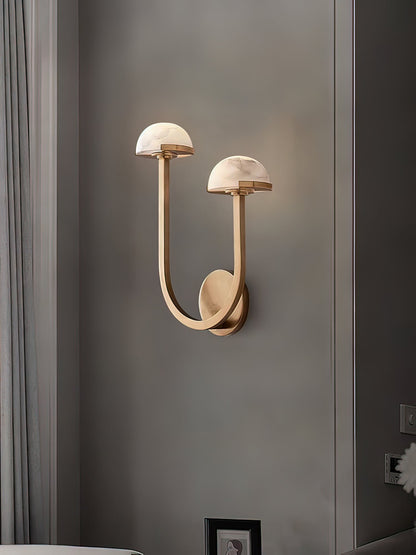 Mushroom Alabaster Wall-mounted light Wall Lamp