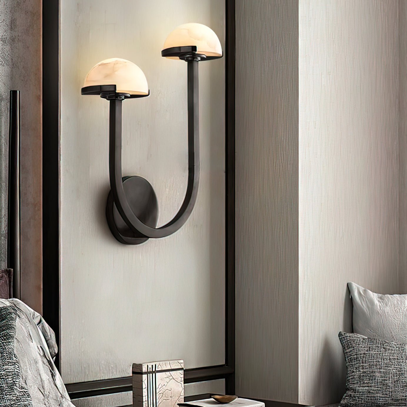 Mushroom Alabaster Wall-mounted light Wall Lamp