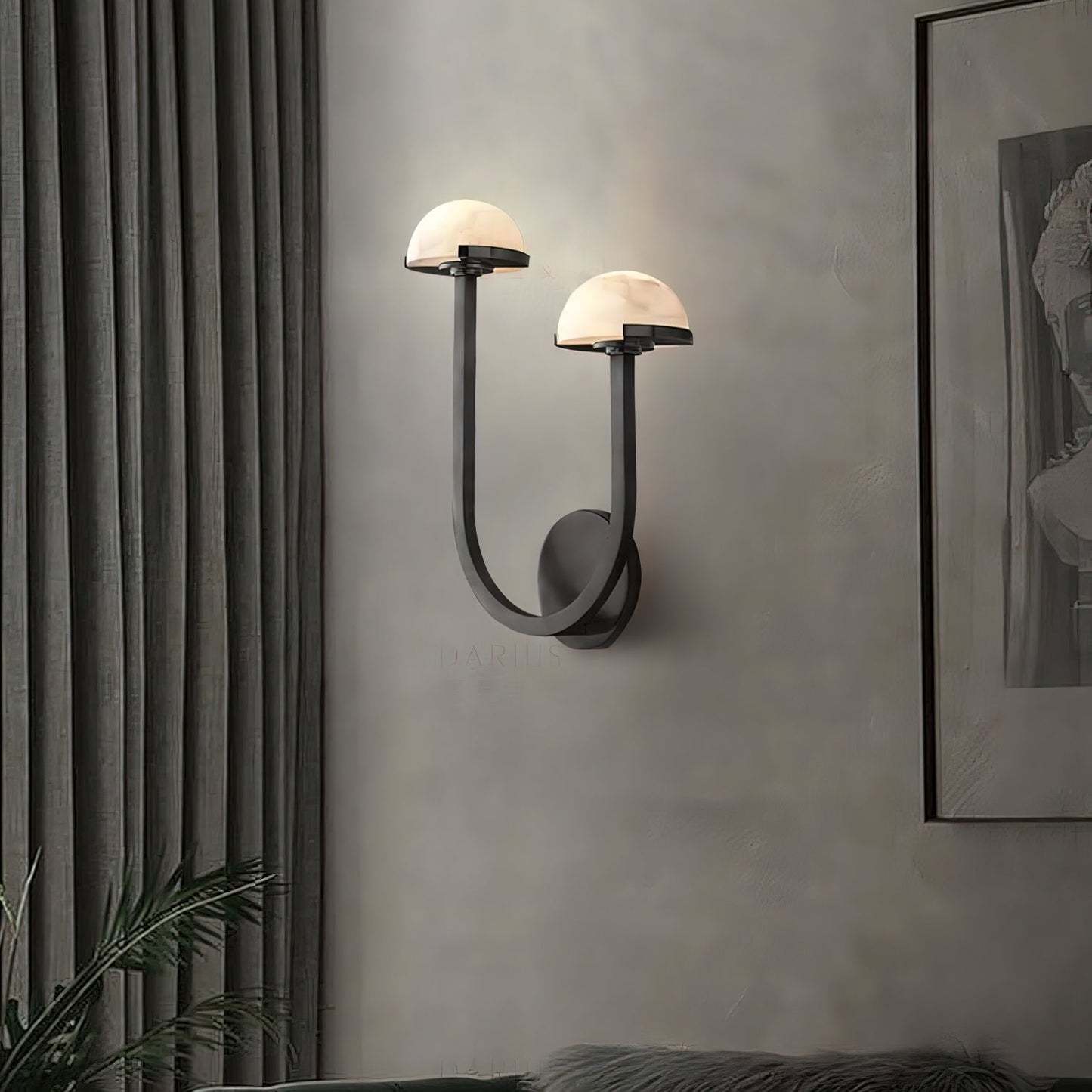 Mushroom Alabaster Wall-mounted light Wall Lamp