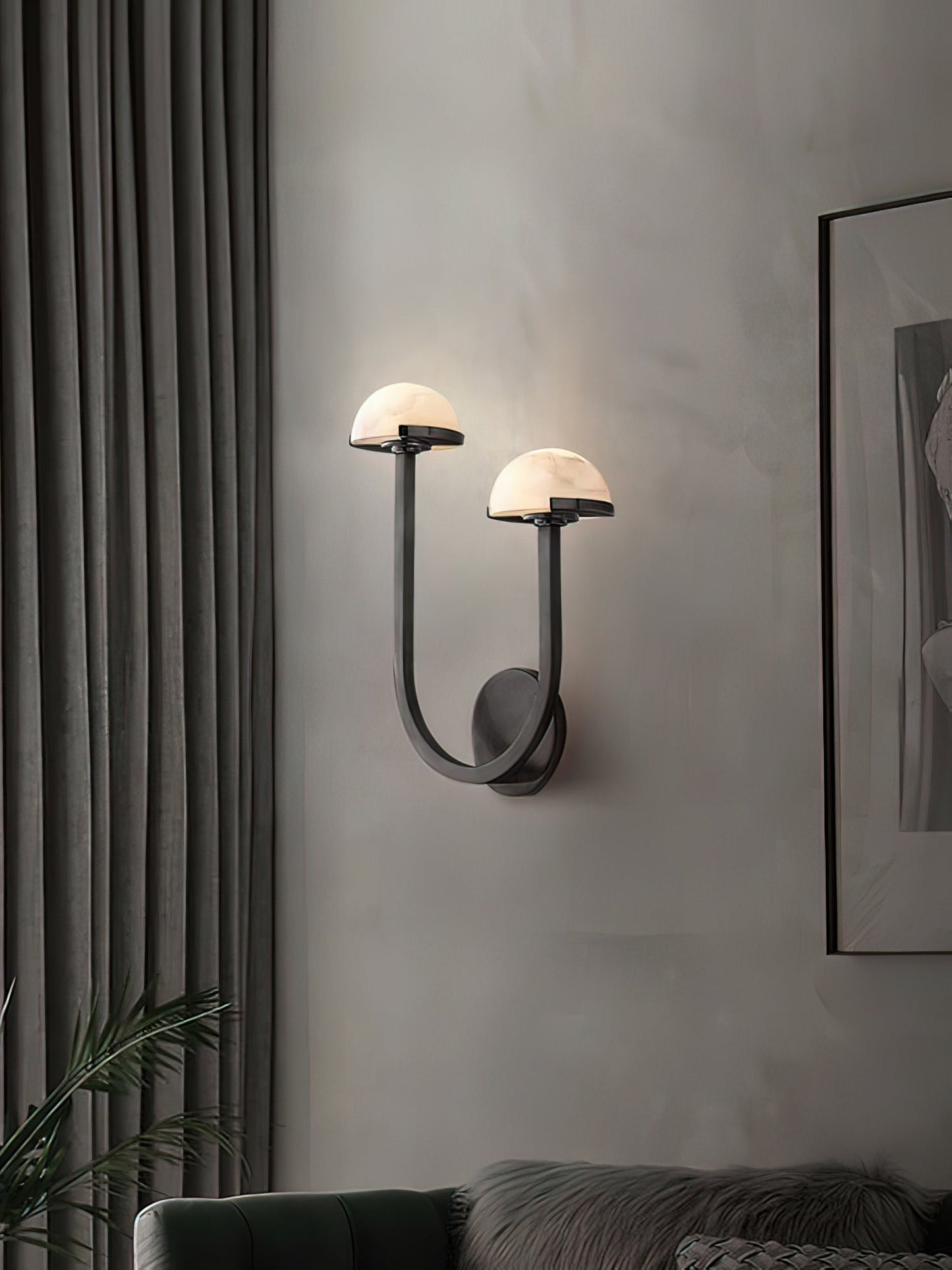 Mushroom Alabaster Wall-mounted light Wall Lamp