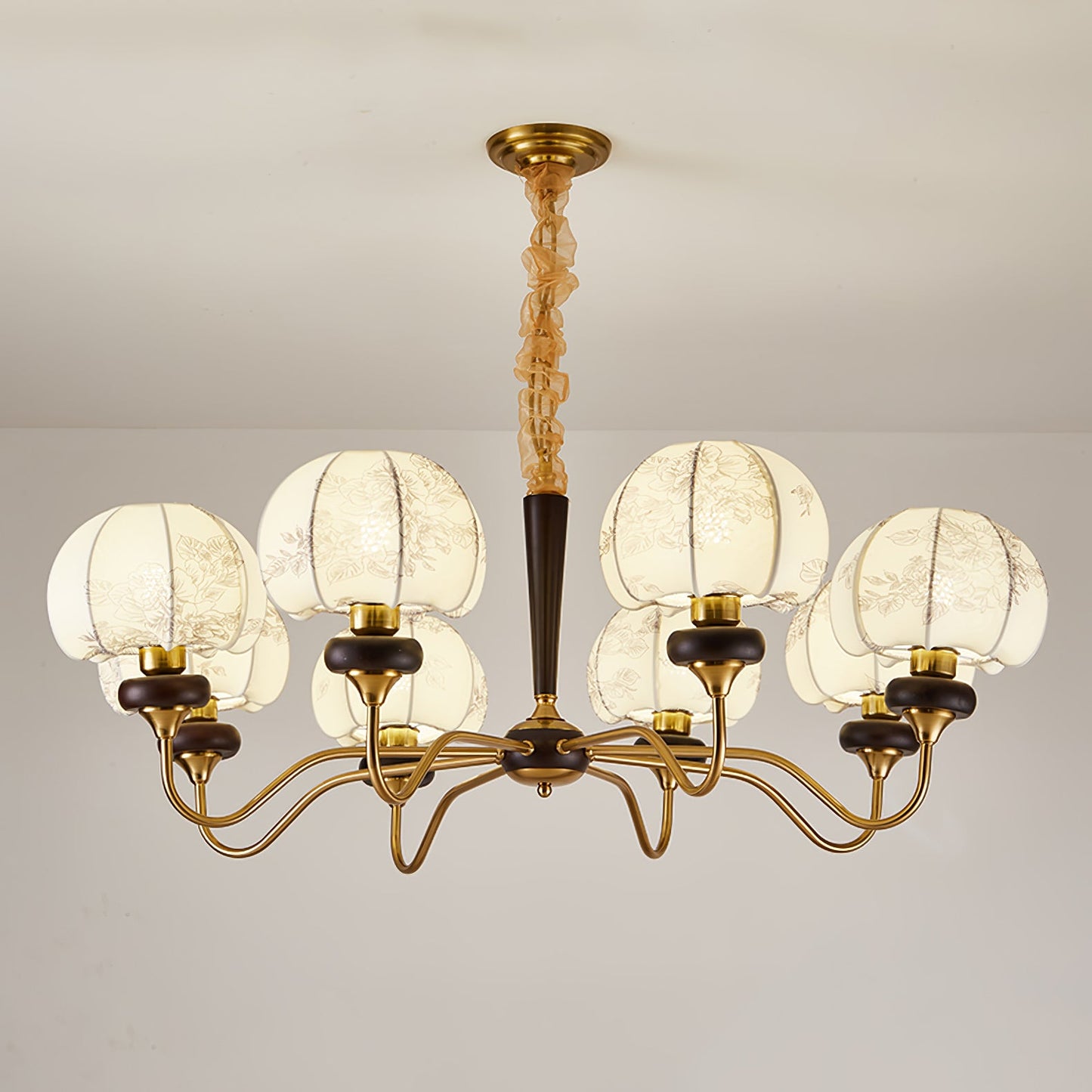 Mushroom Fabric Ceiling fixture Chandelier