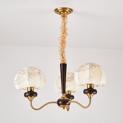 Mushroom Fabric Ceiling fixture Chandelier