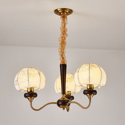 Mushroom Fabric Ceiling fixture Chandelier