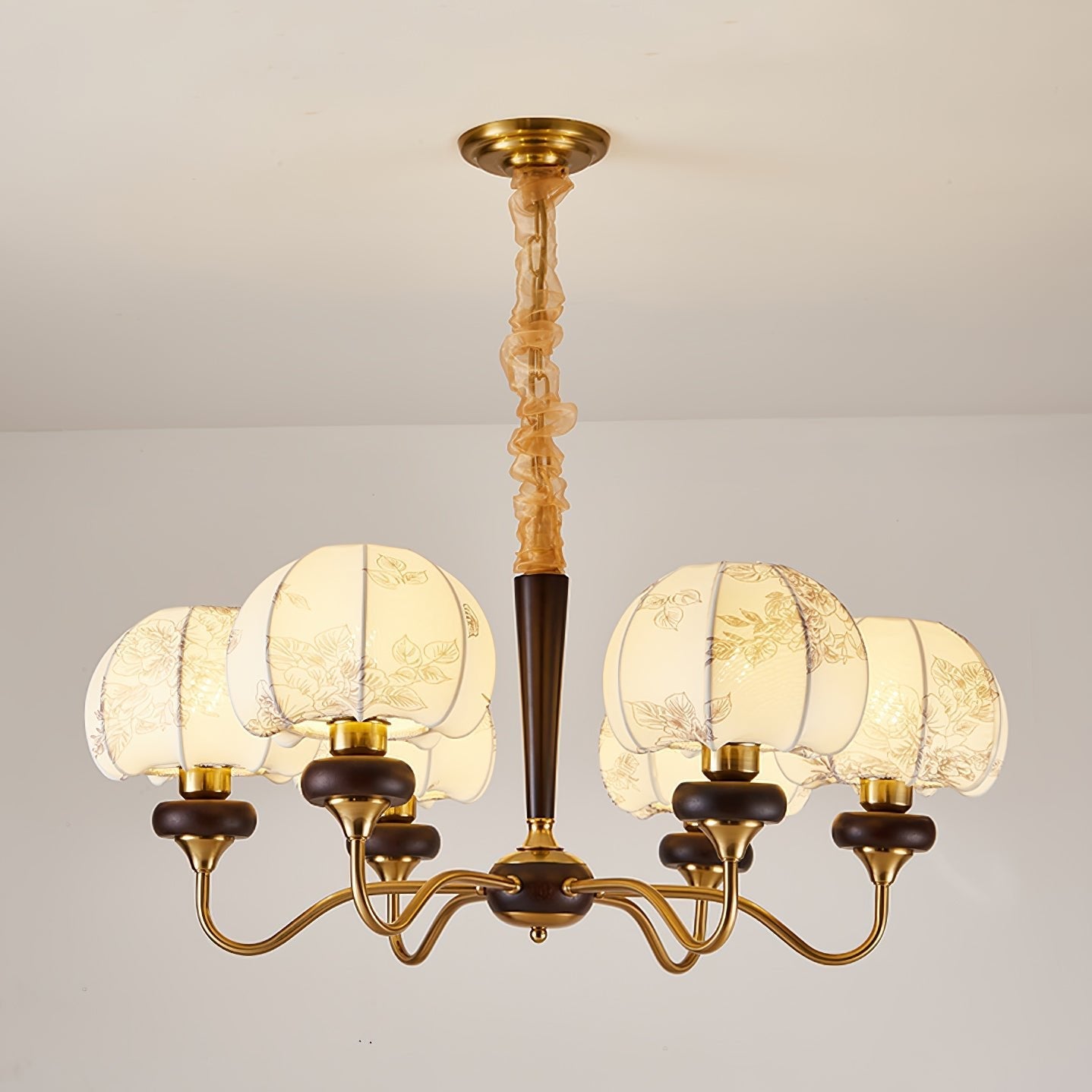 Mushroom Fabric Ceiling fixture Chandelier