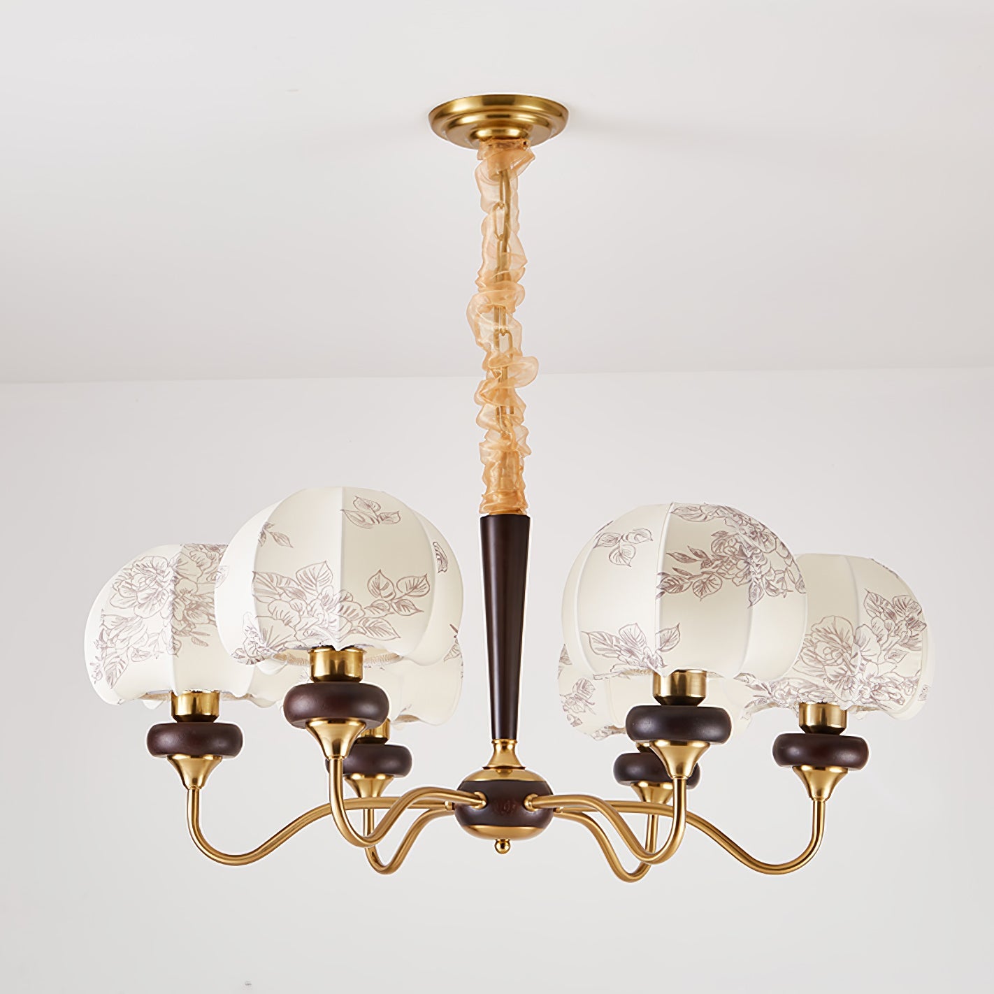 Mushroom Fabric Ceiling fixture Chandelier