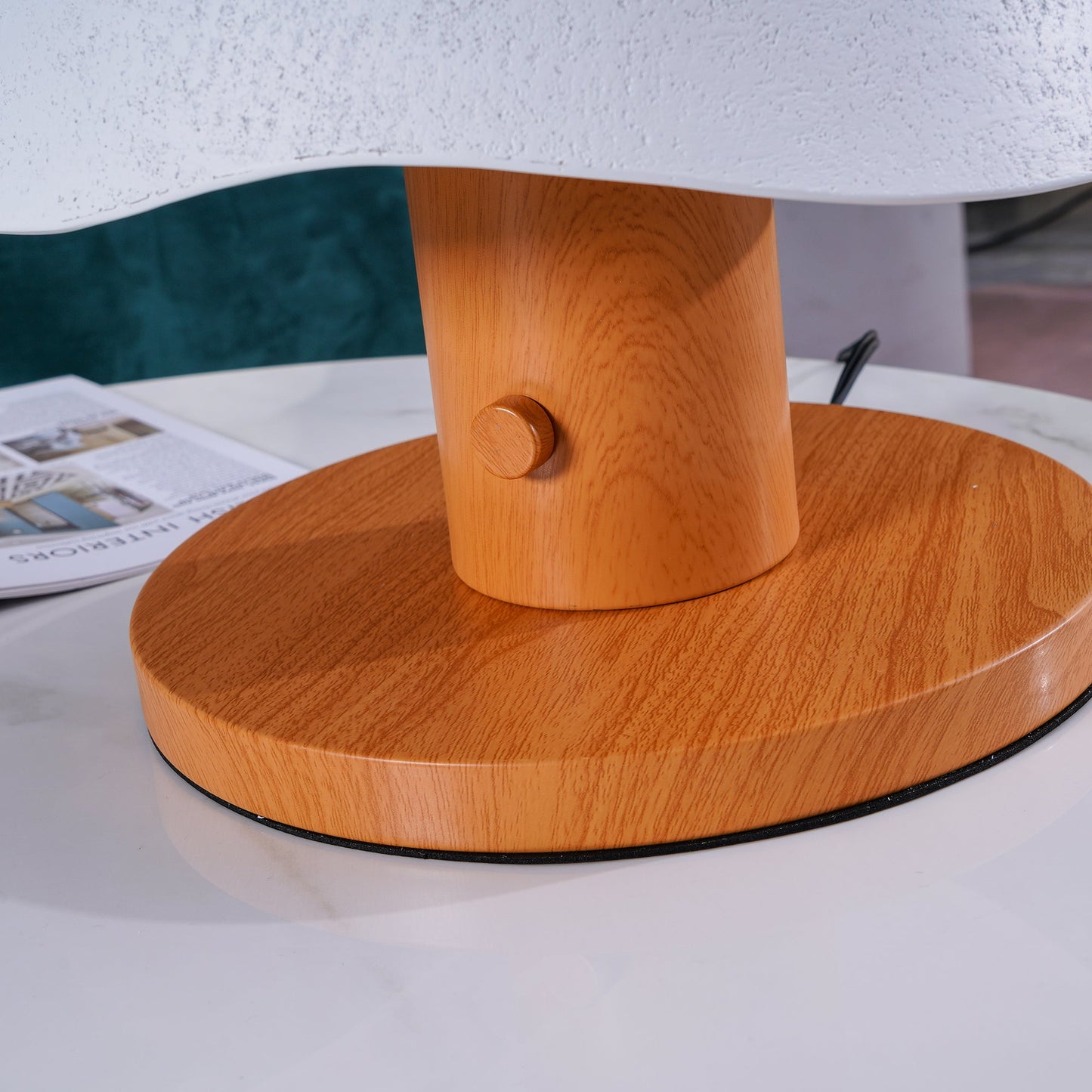 Mushroom Inspired Bedside lamp Table Lamp