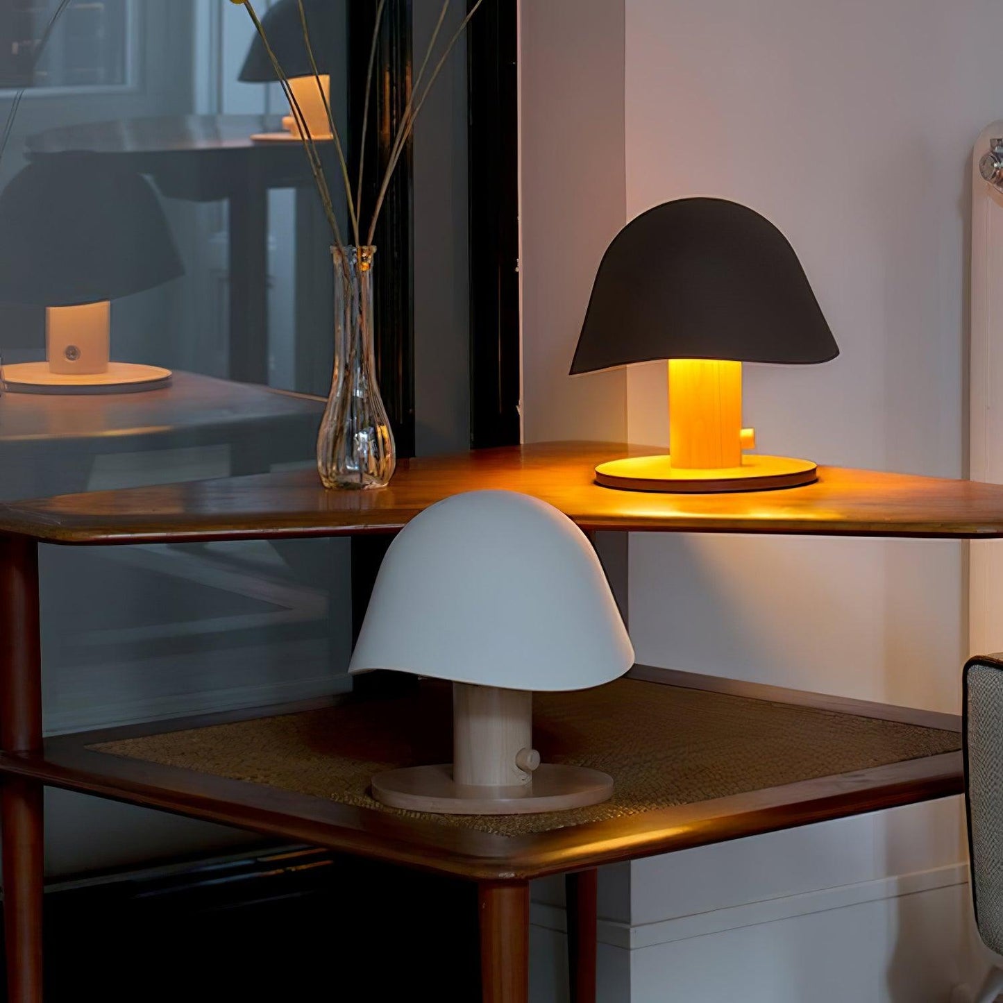 Mushroom Inspired Bedside lamp Table Lamp