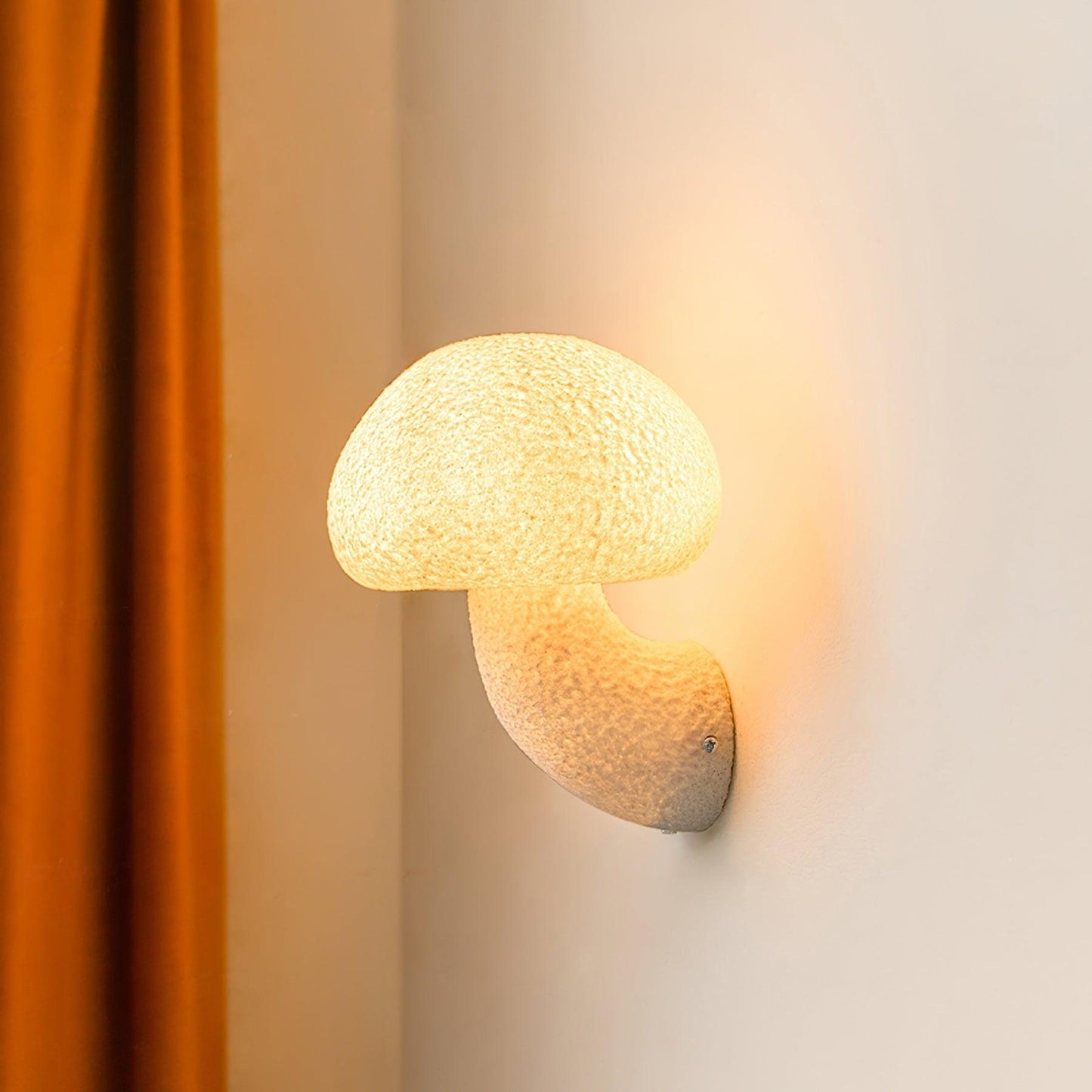 Mushroom Resin Plug-in Wall light fixture Wall Lamp