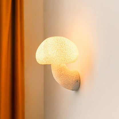 Mushroom Resin Bracket light Wall Lamp