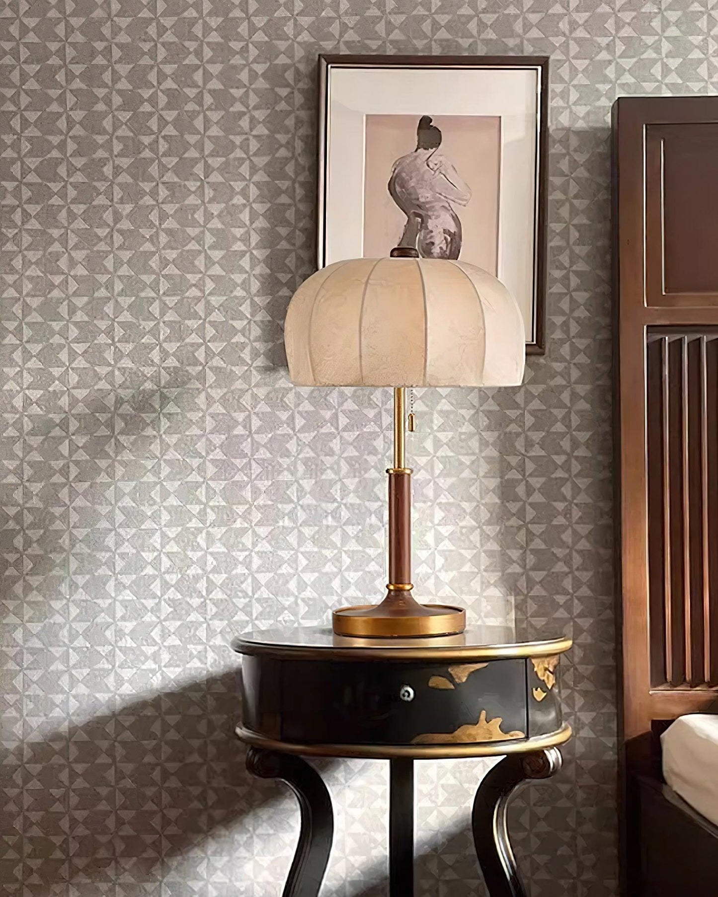 Nanyang Retro Side table lamp Table Lamp