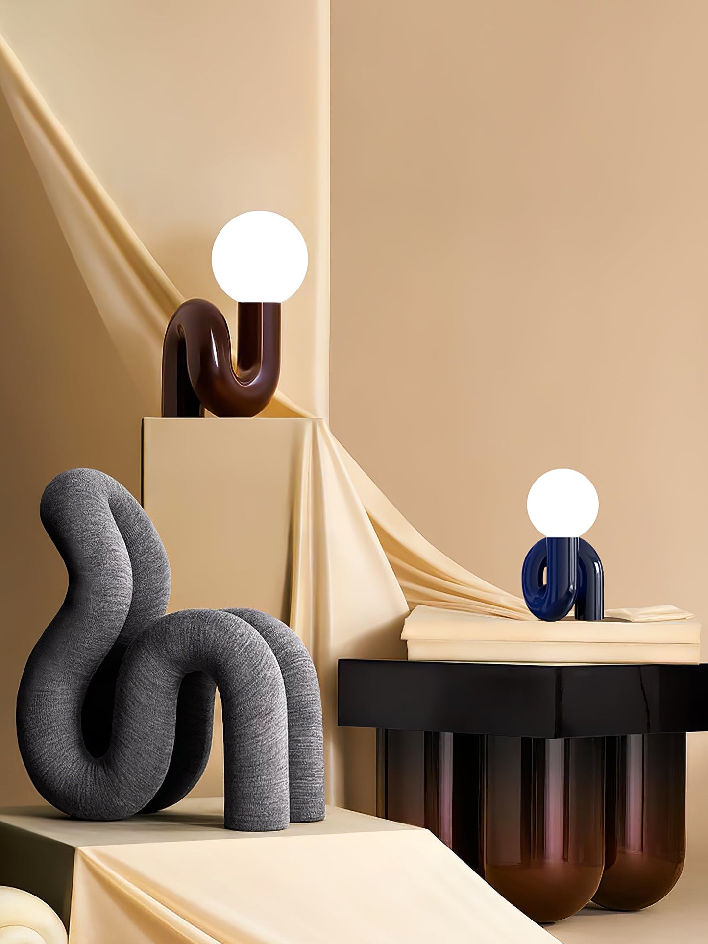 Playful N Shape Reading light Table Lamp