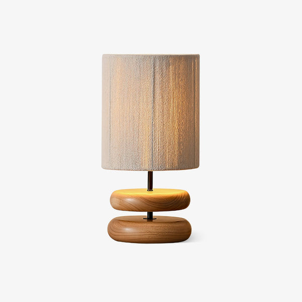 Nora Wood Side table lamp Table Lamp