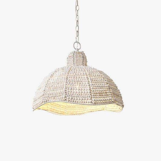 Obispo Wood Beads Droplight Pendant Lamp