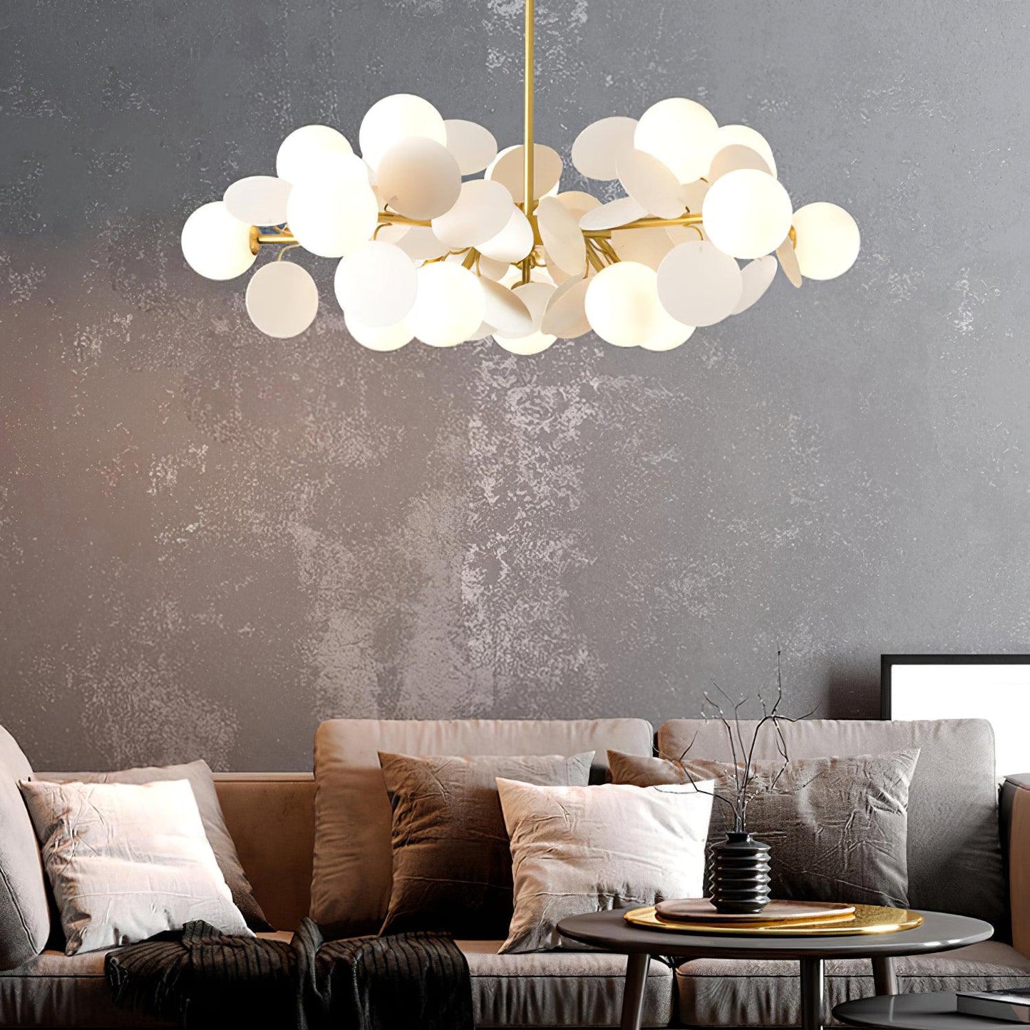 Off White Tree Candelabrum Chandelier