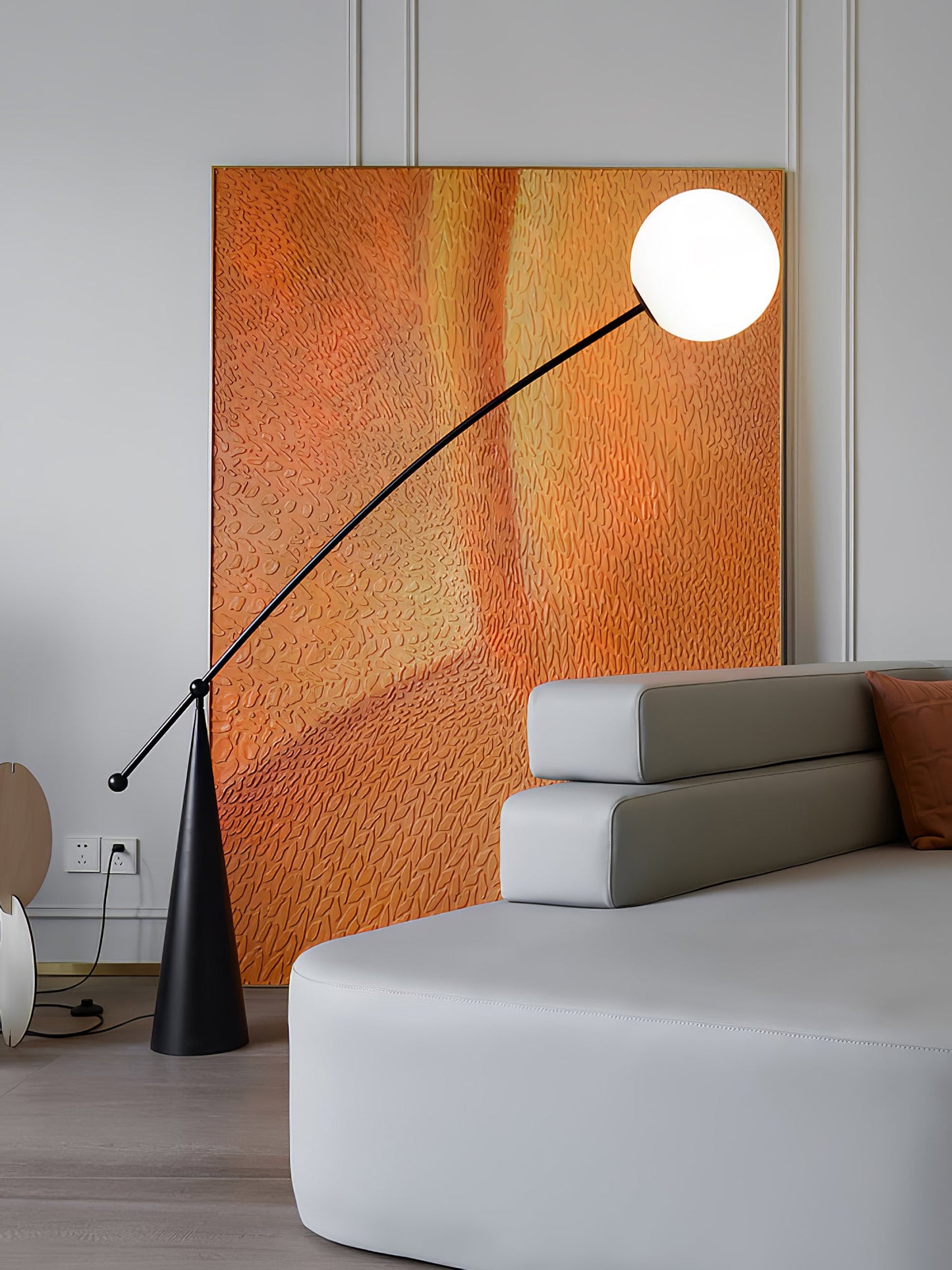 Opal Arc Ambient Floor Lamp Floor Lamp