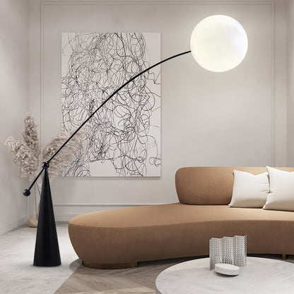 Opal Arc Ambient Floor Lamp Floor Lamp