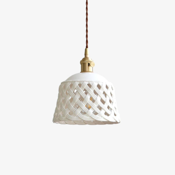 Openwork Ceramic Hanging light Pendant Lamp