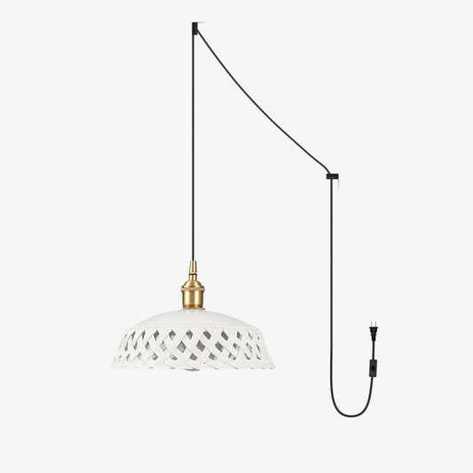 Miira Brass Houselight Pendant Swag Light