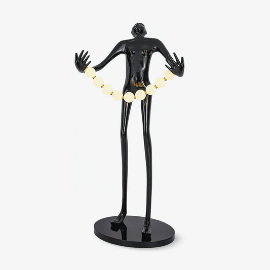 Orb Juggler Sculpture Uplight Lamp Floor Lamp