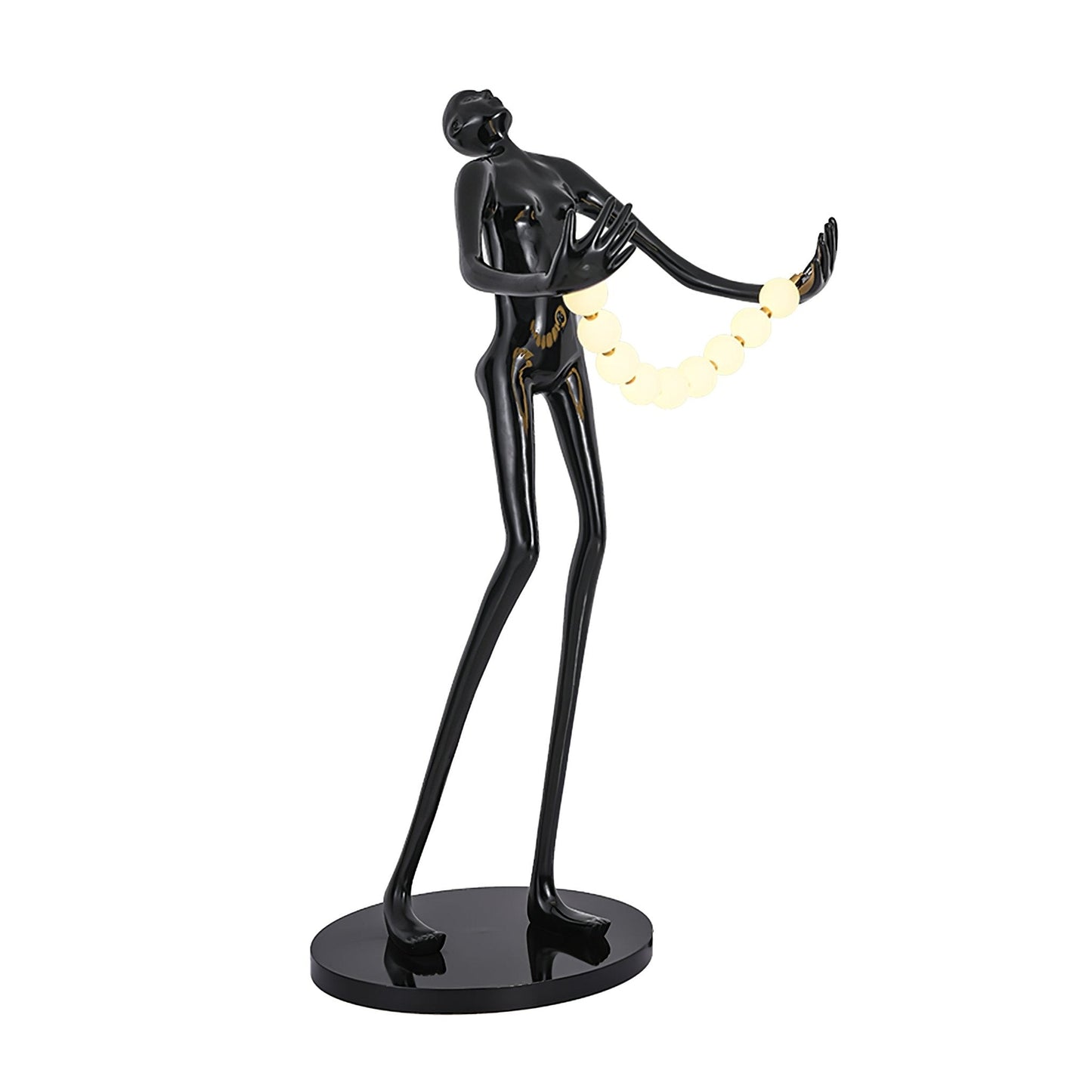 Orb Juggler Sculpture Uplight Lamp Floor Lamp