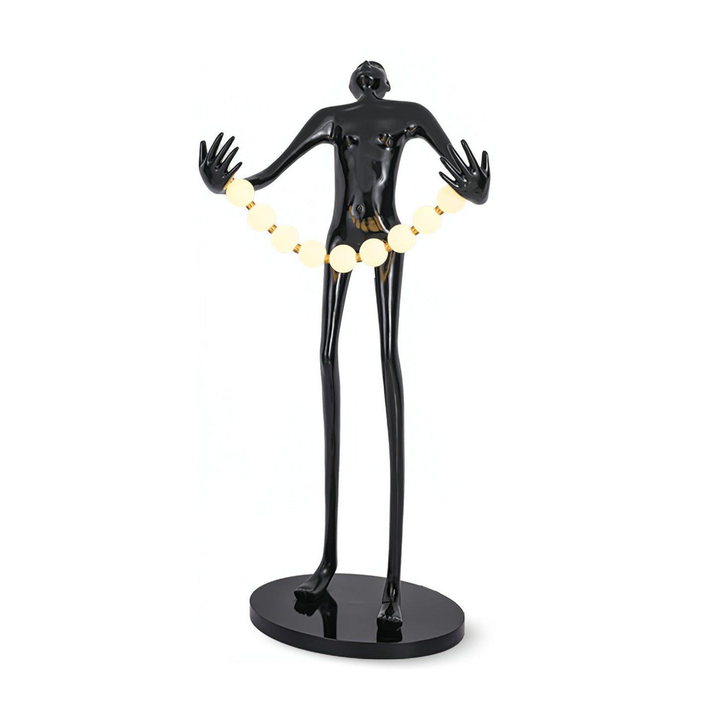 Orb Juggler Sculpture Uplight Lamp Floor Lamp