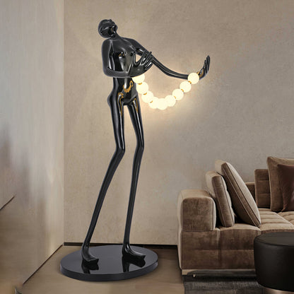 Orb Juggler Sculpture Uplight Lamp Floor Lamp