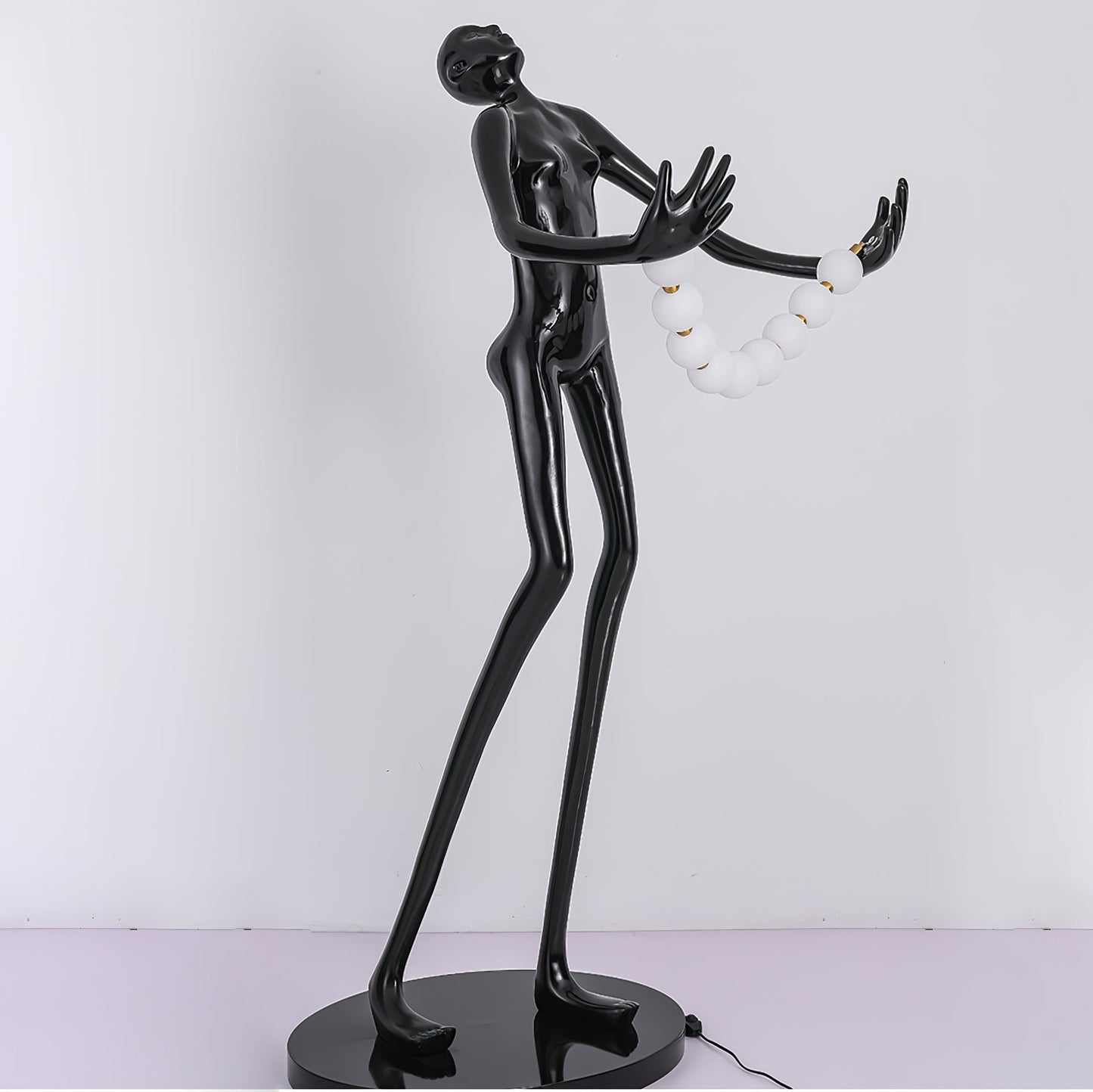 Orb Juggler Sculpture Uplight Lamp Floor Lamp