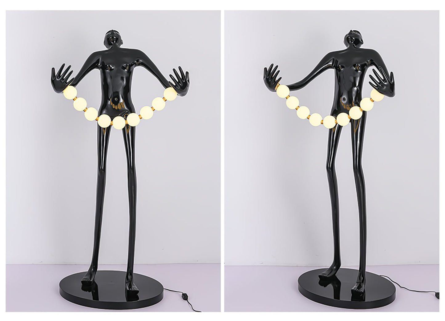 Orb Juggler Sculpture Uplight Lamp Floor Lamp