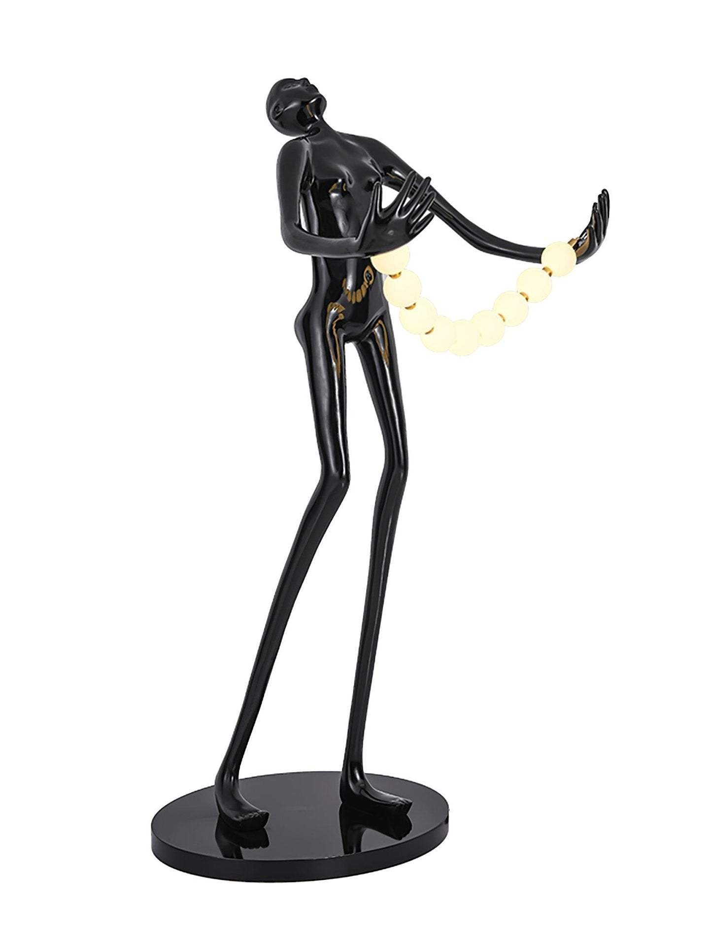 Orb Juggler Sculpture Uplight Lamp Floor Lamp