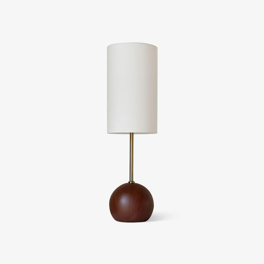 Orbis Wooden Sphere Side table lamp Table Lamp