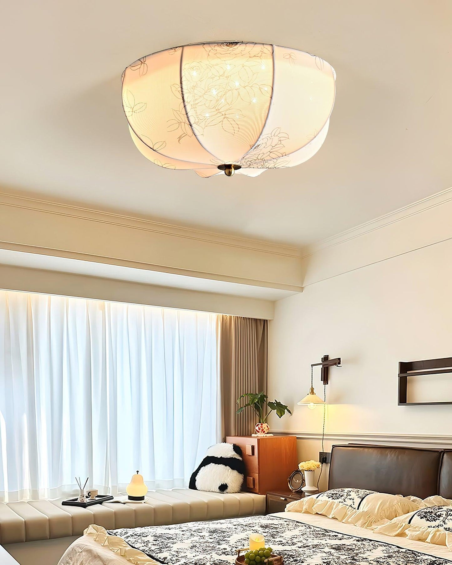 Orchid Fabric Ceiling light Ceiling Lamp