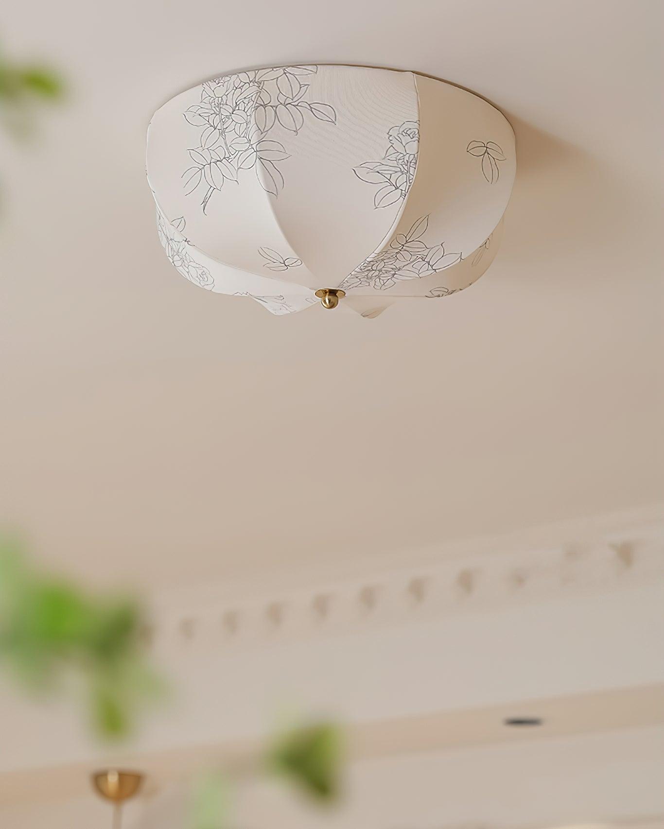 Orchid Fabric Ceiling light Ceiling Lamp