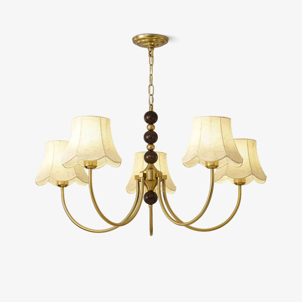 Orchid Fabric Candelabrum Chandelier