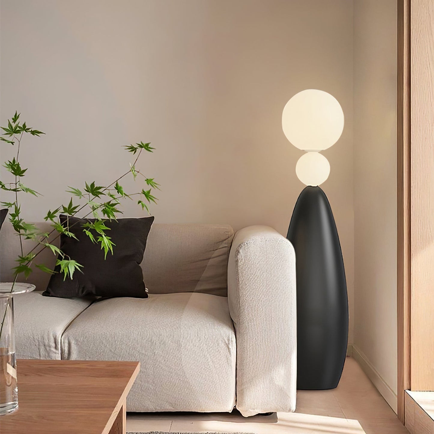 Orion Sphere Uplight Lamp Floor Lamp