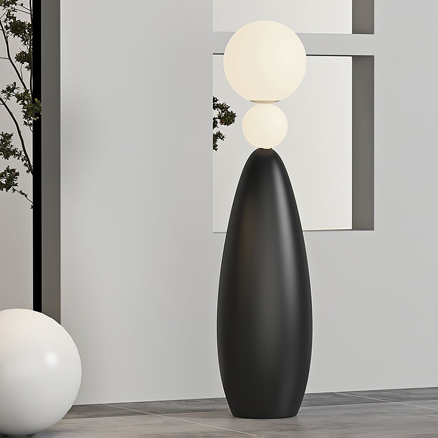 Orion Sphere Uplight Lamp Floor Lamp