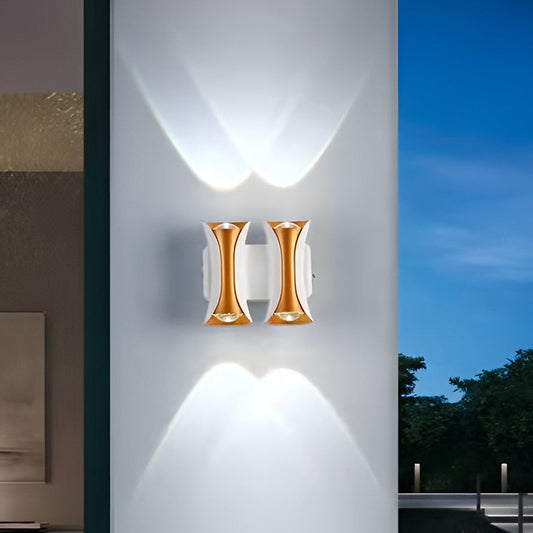 Waterproof Up and Down Lights LED Modern Outdoor Wall Sconce Lighting