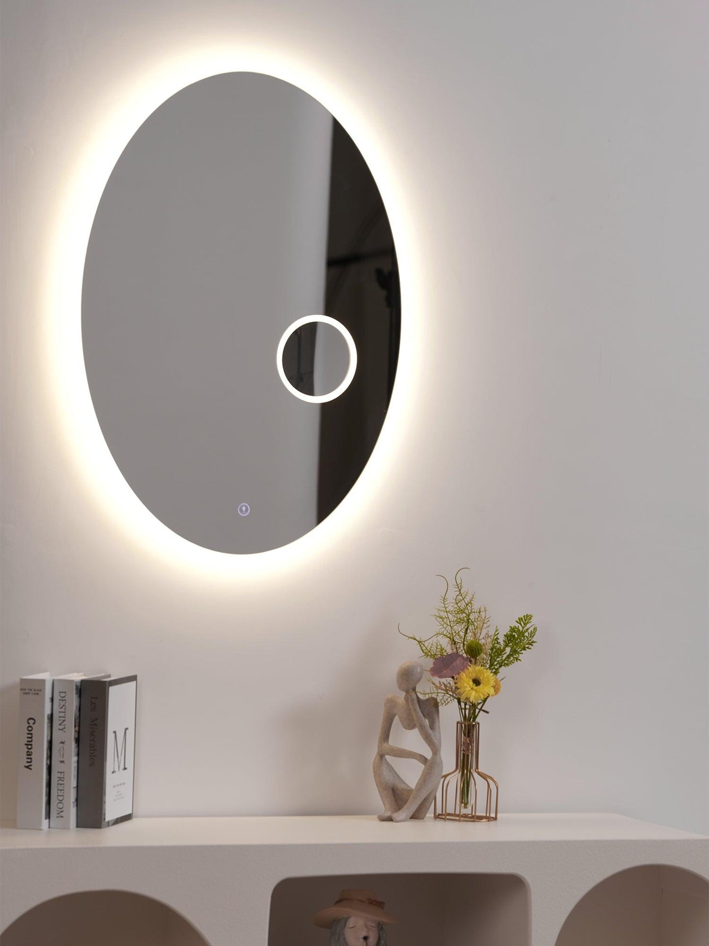 Oval Wall light Mirror Light