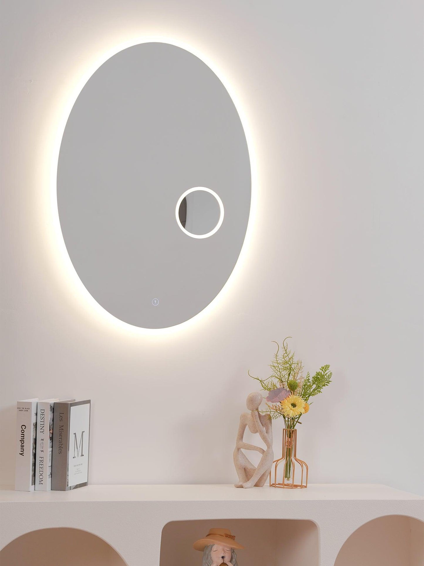 Oval Wall light Mirror Light