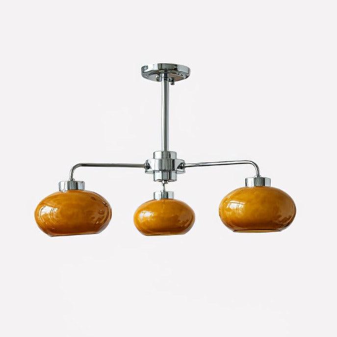 Oval Persimmon Crown Chandelier