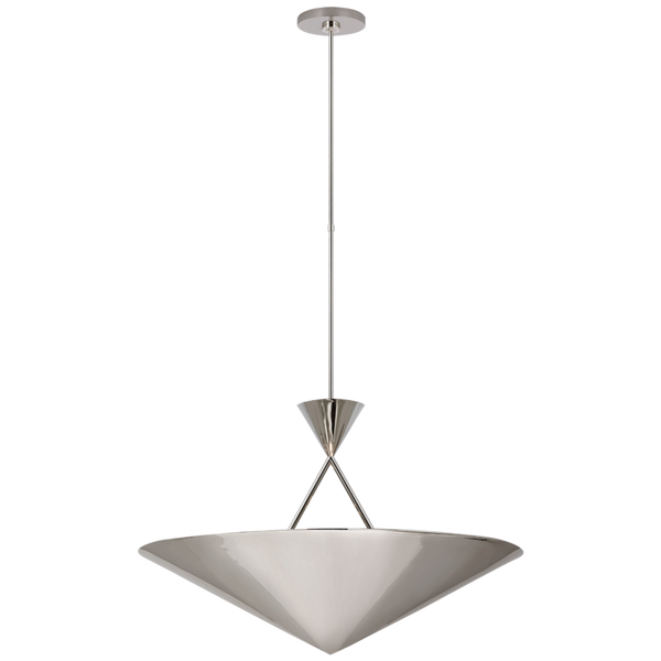 Medium Chandelier - Polished Nickel