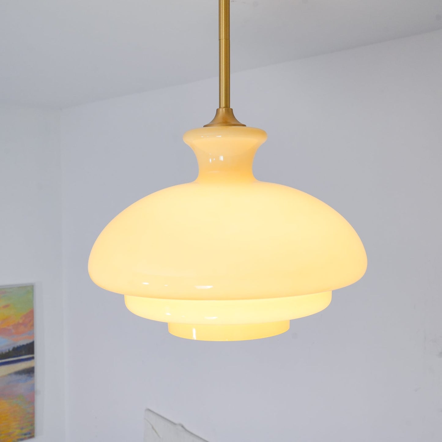 Paolina Glass Hanging light Pendant Lamp