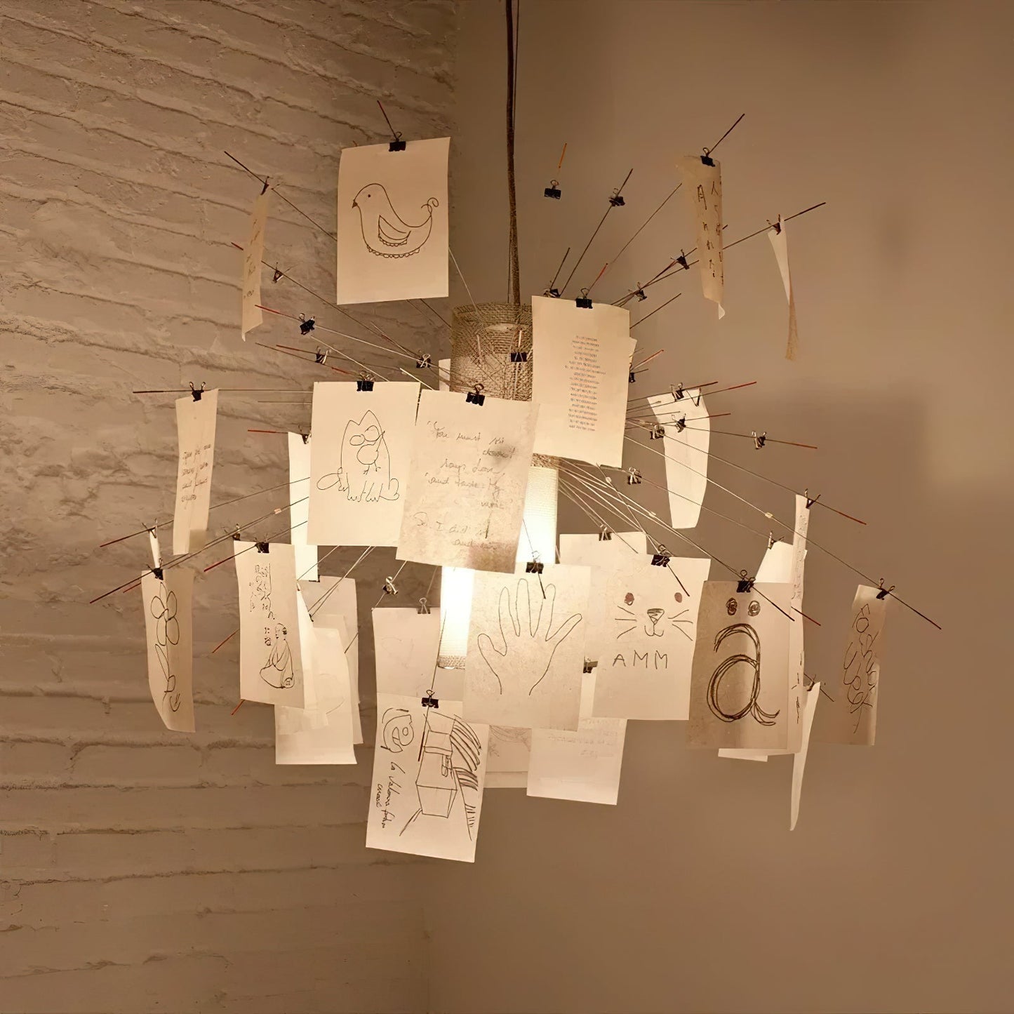 Paper Electrolier Chandelier