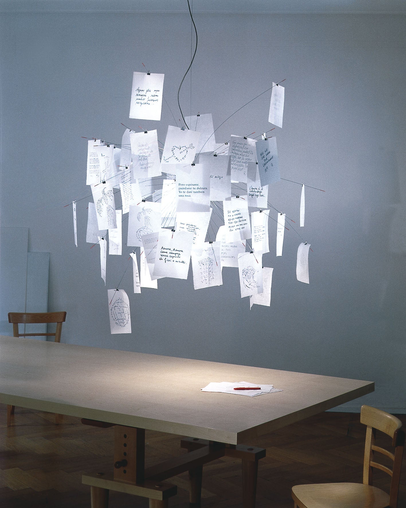 Paper Electrolier Chandelier