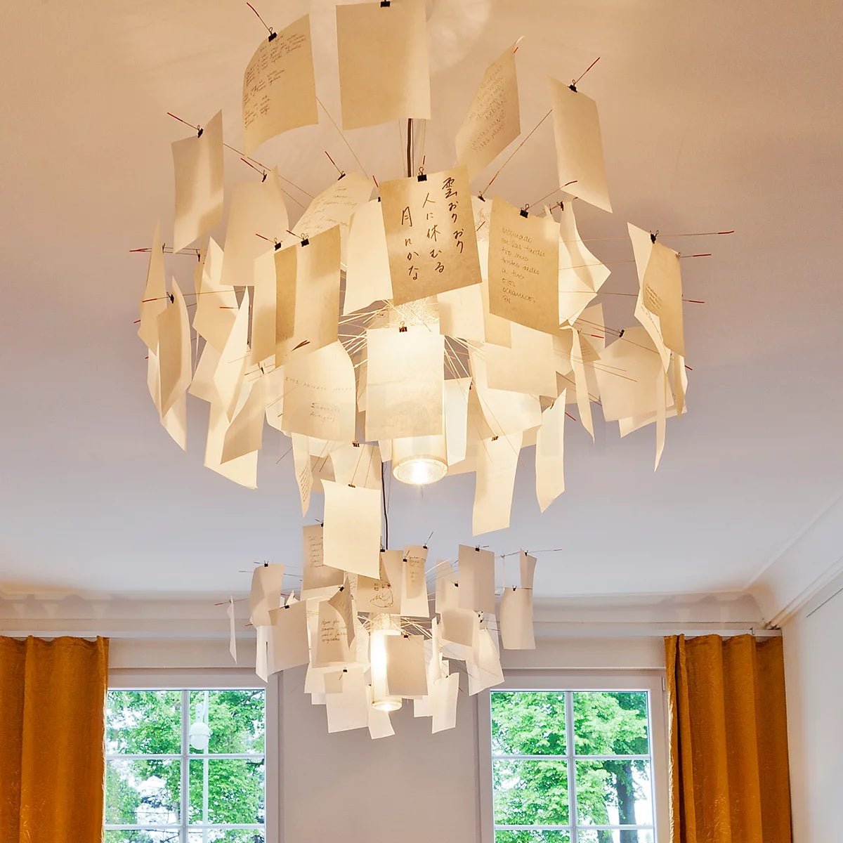 Paper Electrolier Chandelier