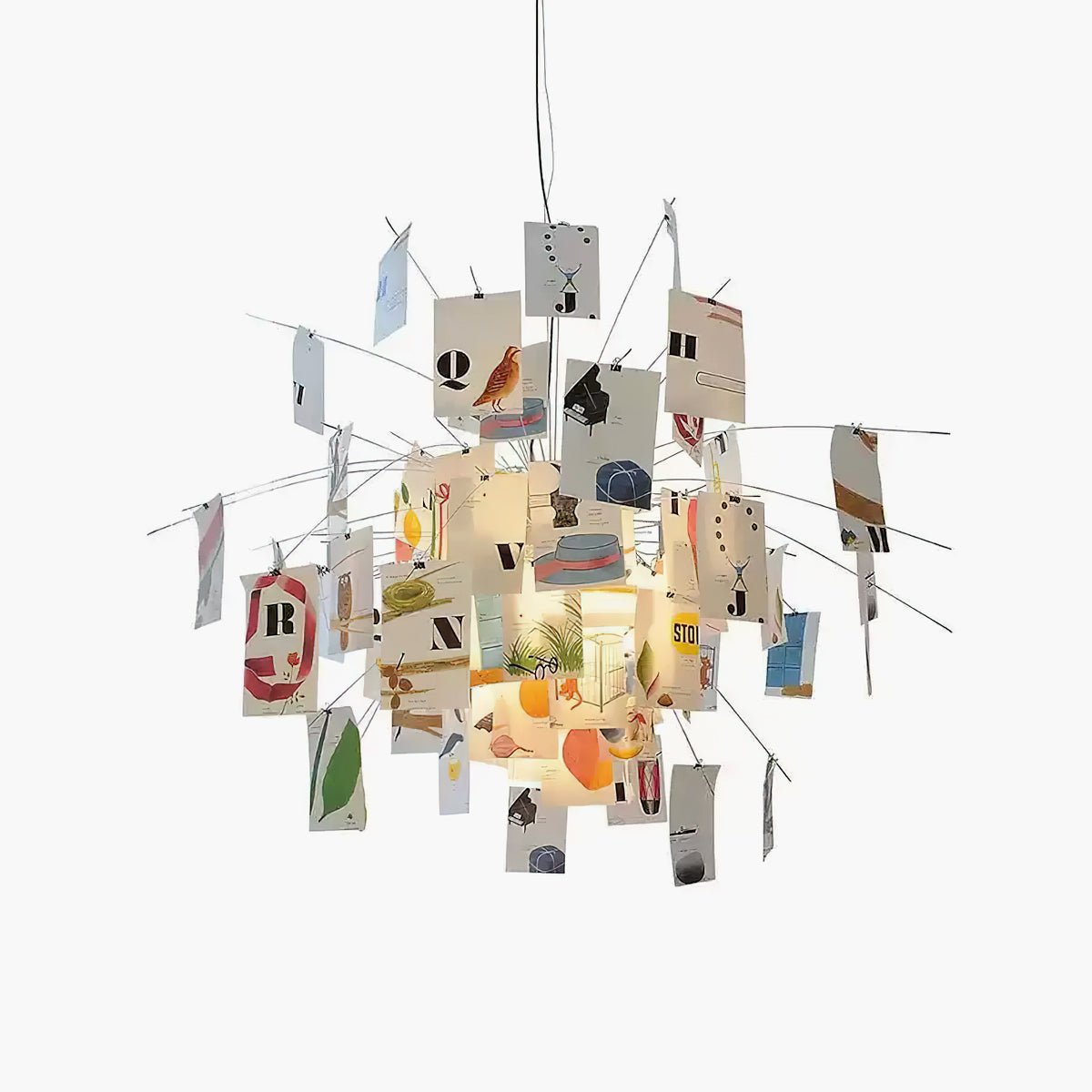 Paper Electrolier Chandelier