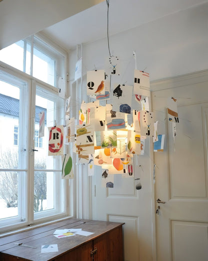 Paper Electrolier Chandelier