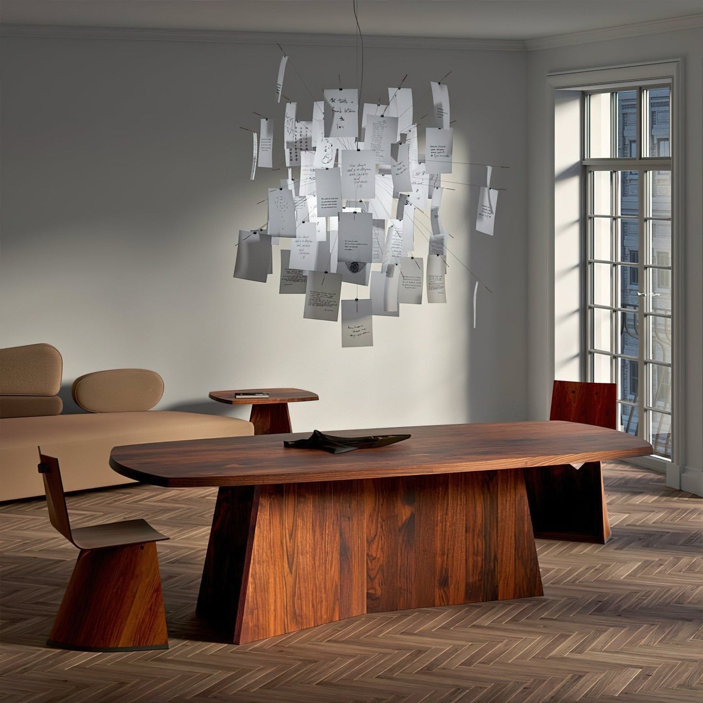 Paper Electrolier Chandelier